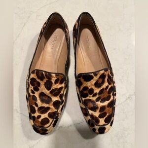 Nordstrom Signature Leopard Print Flats Calf Hair - size 9
